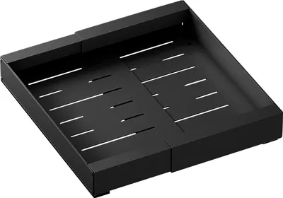 Produktbild von MODFU Teleskopschublade -30- 46 cm, Küchenschublade, Schublade, Korbauszug, Schrankauszug, Schubladeneinsätze für Küchenschrank Schwarz