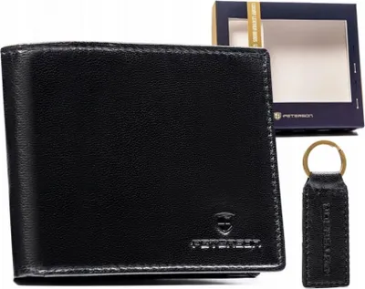 Produktbild von Peterson Geschenkset für Männer mit Brieftasche und Schlüsselanhänger Chelmsnet schwarz One size