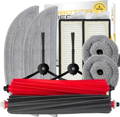Productafbeelding van Accessoire set, reserveeronderdelen kit voor Roborock S8 MaxV Ultra (2x zijborstel, 2x hoofdborstel, 2x filter, 2x dweilpad, 2x zijwaartse dweilpads)
