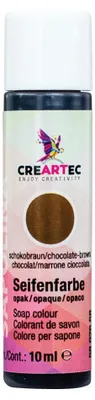 Produktbild von CREARTEC Sapolina Seifenfarbe Schokobraun - 10ml - zur Seifenherstellung in Opak - für kreative Seifen und Geschenke