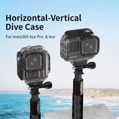 Imagen del producto de Carcasa impermeable para cámara deportiva aMagisn, funda para buceo, protección para uso submarino a 60 metros, carcasa para fotografía, accesorio de repuesto para Insta360 Ace Pro