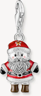Image de Charm Père Noël argent