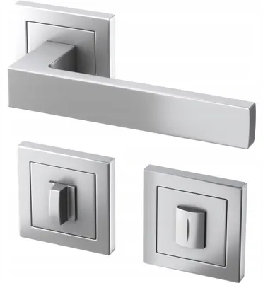 Produktbild von Gamar ERGO Innentürgriff Nickel Satiniert WC Rosette