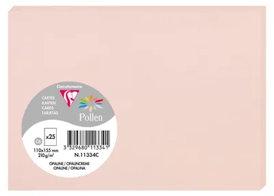 Produktbild von Clairefontaine Karte C6 Pollen 210g opalin