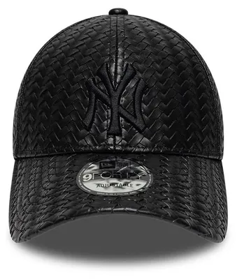 Produktbild von New Era MLB 9FORTY PolyurethanWeave Cap New York Yankees black