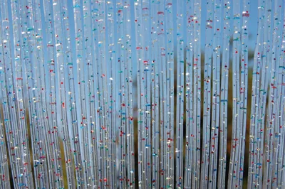 Produktbild von La Tenda VINCI 1 Streifenvorhang transparent,Maße:90 x 210 cm