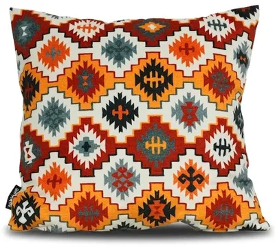 Produktbild von Geronimo | Dekokissen - 45x45 cm - Bunt - Abnehmbarer Bezug - Maschinenwaschbar - Sublimationsdruck - Antiallergisch