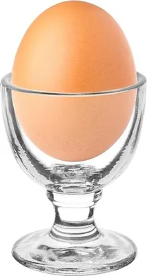 Zdjęcie produktu dla Kieliszek 6szt  na jajko szklany 4,9 x 6,5 cm przezroczysty