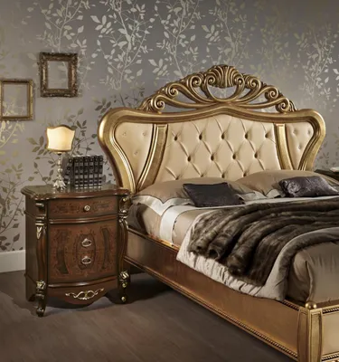 Produktbild von Doppelbett Schlafzimmer Möbel Design Italien Mobilificio Chesterfield Betten Neu