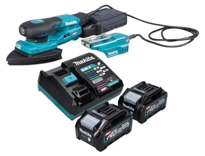 Obrázok produktu pre Akumulátorová delta brúska Makita BO 006 CGM201 40 V max. 100 x 150 mm 3,0 mm zdvih bez kefiek + 2x akumulátor 4,0 Ah + nabíjačka