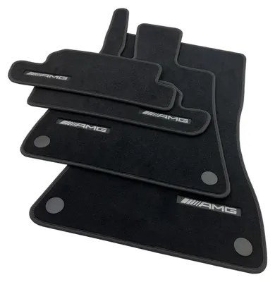 Immagine prodotto di Tappetini per Mercedes-Benz SL, modello AMG R232, colore nero, per l'anteriore e il posteriore