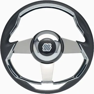Zdjęcie produktu dla Ultraflex Grimani kierownica 350 mm czarny uchwyt | Ultraflex 69198P