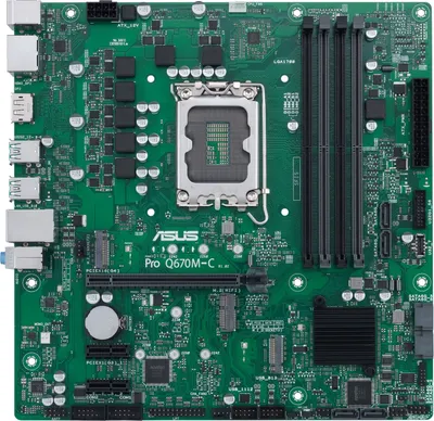Obrázek produktu pro ASUS PRO Q670M-C-CSM, Intel, LGA 1700, Intel® Celeron®, Intel® Core™ i3, Intel® Core™ i5, Intel® Core™ i7, Intel® Core™ i9,..., LGA 1700, 128 GB, DDR5-SDRAM
