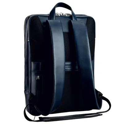 Productafbeelding van LEONHARD HEYDEN Leer laptop rugzak rugzak met laptopvak Montreal Business Rucksack 7214 Marineblau donkerblauw