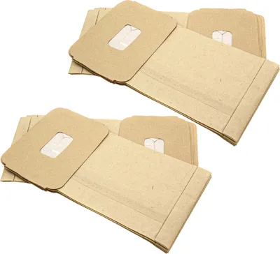Produktbild von vhbw 20x Staubbeutel kompatibel mit elite BS 850 Staubsauger - 32cm x 17,5cm Sandfarben