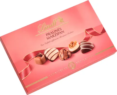 Produktbild von Lindt Für Kenner Marzipan mit köstlichen Marzipan Pralinen 125g