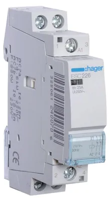 Image de Hager Contacteur d'installation, 25 A, 2S, 230 V, 1 pièce.