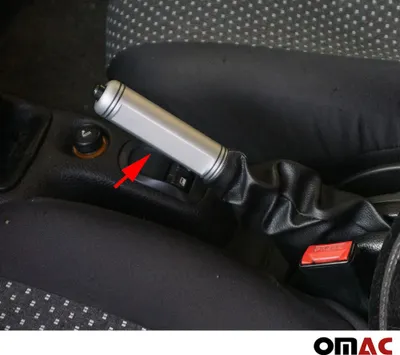 Immagine prodotto di Leva del freno a mano Leva del freno a mano per Peugeot 206 1998-2012 Alluminio Argento