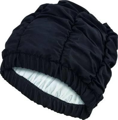 Immagine prodotto di cuffia da doccia fashy con fascia larga, donna, nera