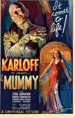 Obrázek produktu pro Umělecký obraz Mumie - Ožívá, 1932 (180 x 120 cm)