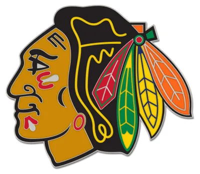 Obrázok produktu pre Odznak tímu Chicago Blackhawks NHL, smaltovaná brošňa, balenie s kartičkou