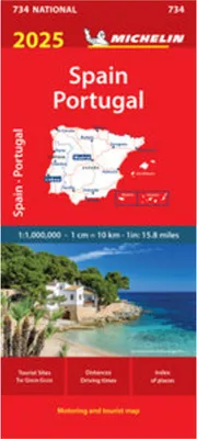 Produktbild von Spain & Portugal 2025 - Michelin National Map 734