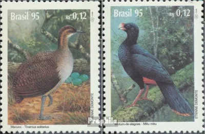 Produktbild von Briefmarken Brasilien 1995 Mi 2644-2645 postfrisch Gefährdete Vögel