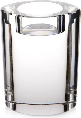 Produktbild von Teelichthalter Starlight 10cm, transparent aus Bleikristall, aus Bleikristall
