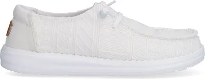 Produktbild von HEYDUDE Wendy Crochet Lace Damen Halbschuhe White Größe 42
