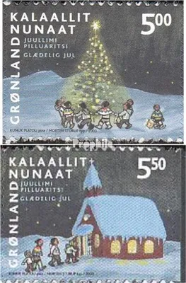 Produktbild von Briefmarken Dänemark - Grönland 2003 Mi 405-406 (kompl.Ausg.) selbstklebende Ausgabe postfrisch Weihnachten
