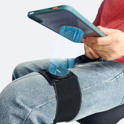 Obrázok produktu pre Magnetický držiak na tablet Kniebrett, kompatibilný s iPad, iPhone, Galaxy Tab, čierna farba
