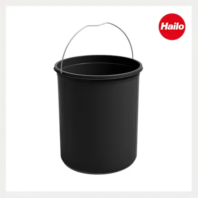 Produktbild von Hailo Inneneimer 15l aus Kunststoff schwarz für Compact-Box 15/M