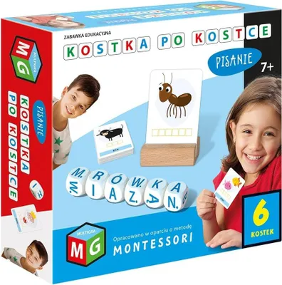 Obrázek produktu pro Montessori psaní po kostkách 6 kostek 05815