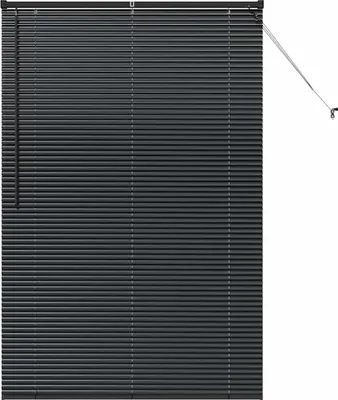 Zdjęcie produktu dla Żaluzje listwowe vidaXL, czarne, 175 x 115 cm, aluminium