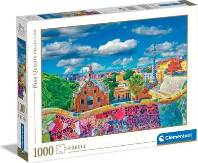 Zdjęcie produktu dla Clementoni puzzle 1000 HQ Park Guell Barcelona 39744