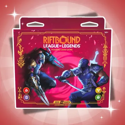 Produktbild von Riftbound: League of Legends TCG Vendetta Showdown Decks – Zed vs Shen Englisch