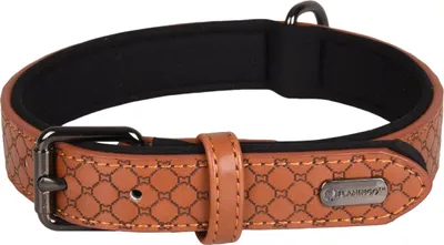 Produktbild von Flamingo Halsband Patti braun, Maße: 38-48 cm / 25 mm