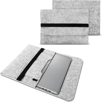 Produktbild von Schutzhülle Acer Chromebook 14 Laptop Tasche Hülle Filz Sleeve Notebook CoverFarben:Hell Grau