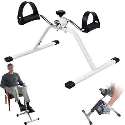 Produktbild von Pedaltrainer Mini Heimtrainer für Beine und Arme Rehabilitation Training zuhause und Büro leise kompakt einstellbarer Widerstand