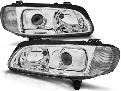 Produktbild von Scheinwerfer Klarglas passend für Opel Omega B Bj. 94-99 Chrom