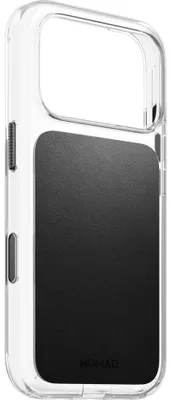 Produktbild von Nomad Transparente Lederhülle Horween iPhone 18 Pro Schwarz
