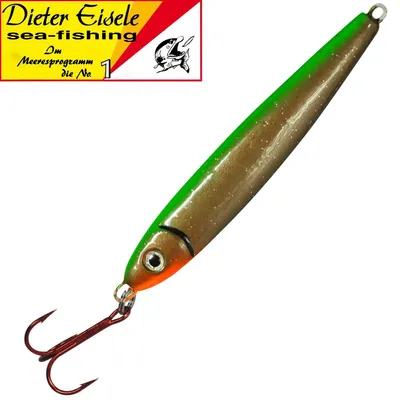 Produktbild von Dieter Eisele Power Select Pilker Motor Oil UV, Gewicht / Länge / Hakengröße:460g - 17.0cm - Gr. 7/0