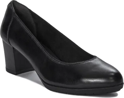 Obrázek produktu pro Tamaris dámské kožené lodičky s pohodlným blokovým podpatkem 1-22416-43, velikost:39 EU, barva:černá
