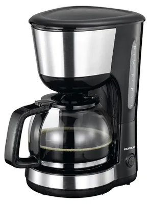 Immagine prodotto di Macchina da caffè, 1,25 L, 1000 W, 10 tazze, nero/acciaio inossidabile