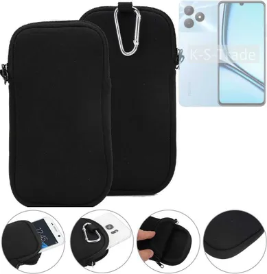 Produktbild von K-S-Trade Neopren-Hülle Handyhülle kompatibel mit Realme Note 50 Schutzhülle Neoprenhülle Sleeve Schutz-Hülle Gürtel Tasche Case Holster