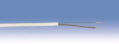 Produktbild von Schlauchleitung H03VV-F 2 x 0,75 - 25 Meter, weiß
