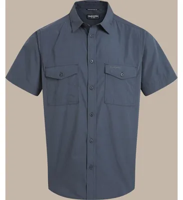 Produktbild von Craghoppers Herren Wanderhose Kiwi II Short Sleeved Shirt Blau M