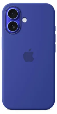 Produktbild von Apple iPhone 16 Silikon Case mit MagSafe, ultramarin