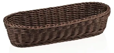 Obrázek produktu pro Koš na bagety 40 x 16 x 8 cm, hnědý