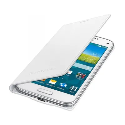 Obrázok produktu pre Samsung EF-FG800B, Otočný obal, Samsung, Galaxy S5 mini, Kovová, Biela